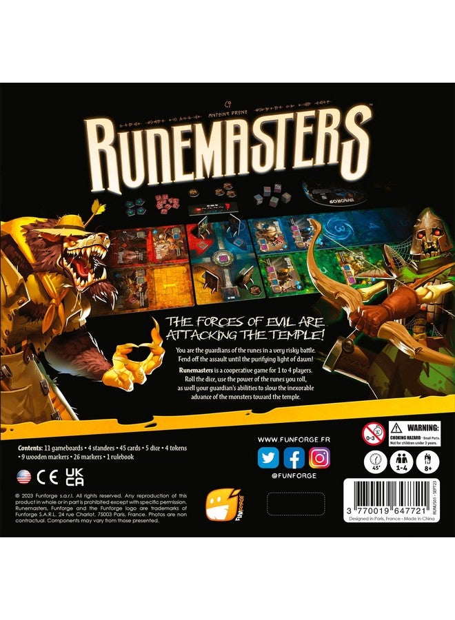 Funforge Runemasters - Fantasy Defense Game, Cooperative Dice Board Game, Adults & Family, Ages 8+, 1-4 Players, 45 Min - Image 2