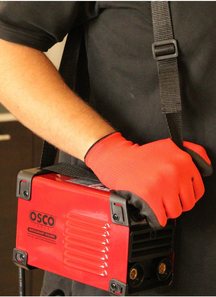 OSCO-TOOLS Osco Welding Machine MMA-250S-100A, 250 Amp Welding Machine with Electrode Holder, Ground Clamp, Mask, Brush, Welding Rods  - Image 4