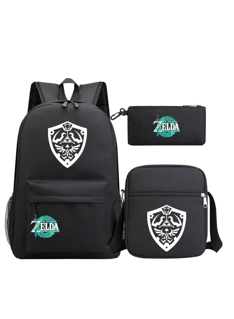 ZELDA Printed Youth Large Capacity Men's and Women's Shoulders