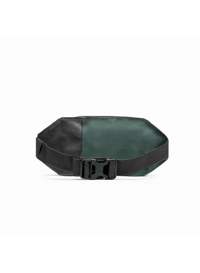 THE ASSEMBLY Assembly Waist Bag for Men & Women with Adjustable Strap | Medium Size Cross Body Fanny Pack with Zipper Pockets for Comfort Travel - Flux (Green)- Metro Mod - Image 4