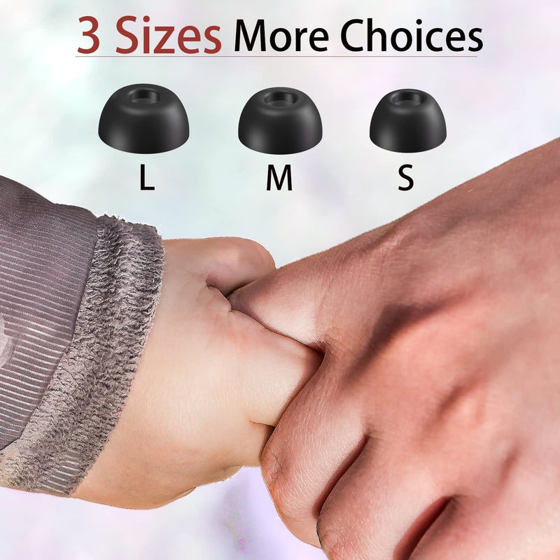 Luckvan أطراف أذن لوفكان من رغوة الذاكرة لاستبدال أطراف سماعات جوجل بيكسل بودز برو تناسب في علبة الشحن 3 أزواج LMS - Image 5