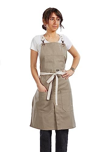 Caldo Split Leg Apron Grey - Image 1