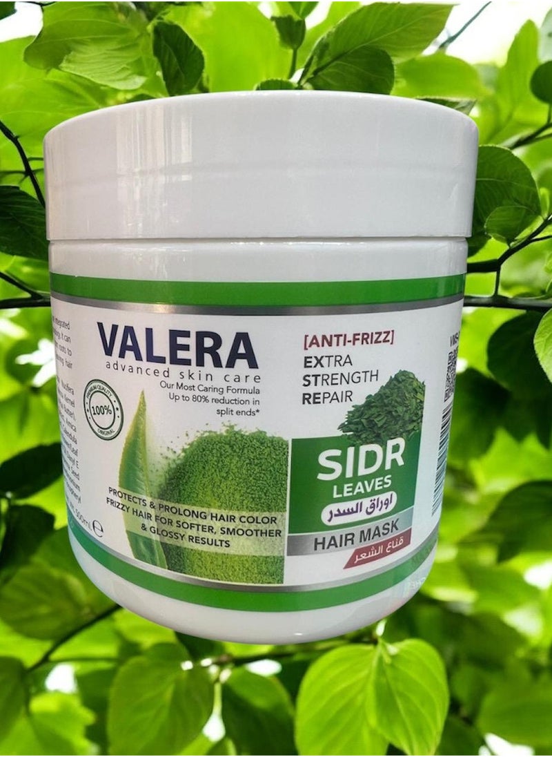 Valera - Sidr Leaves Hair Mask For Extra Strength Repair 500 ml - Image 1