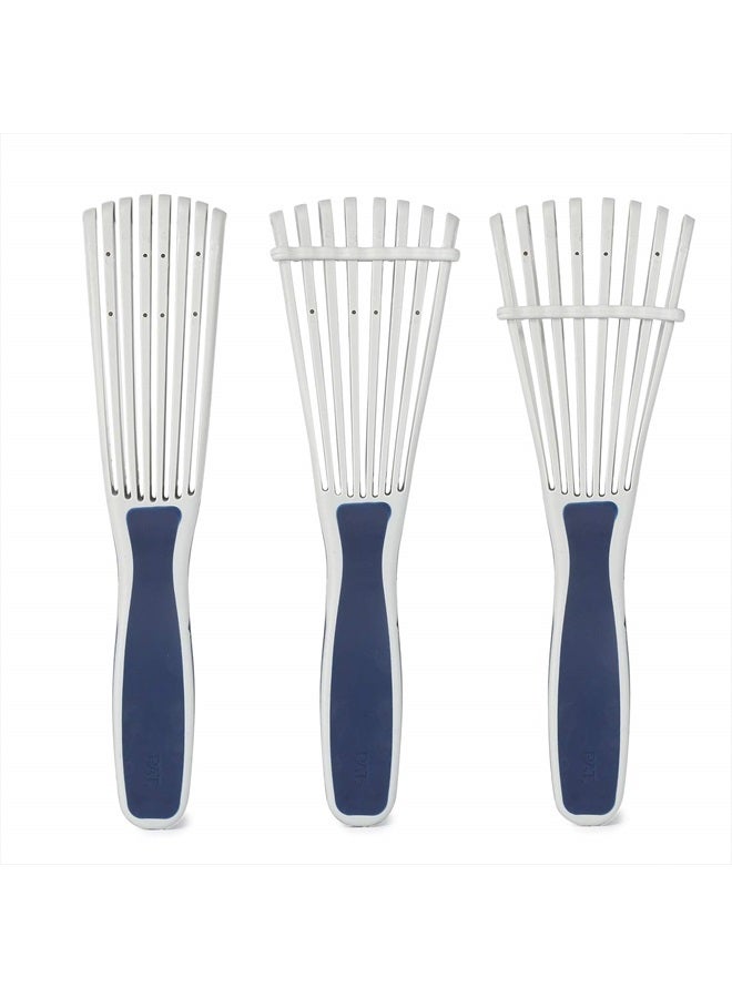 BESTOOL Detangling Brush for Curly and Natural Black Hair, Afro 3/4abc Texture, Faster and Easier Detangling of Wet or Dry Hair with No Pain (Blue) - Image 4