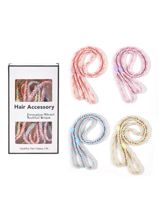 Ivyu Sport Hair Ties for Women Elastic Braided Hair Ties for Gym Pony Tails - Image 1