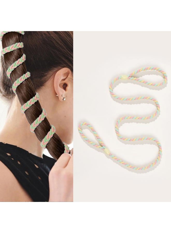 Ivyu Sport Hair Ties for Women Elastic Braided Hair Ties for Gym Pony Tails - Image 5