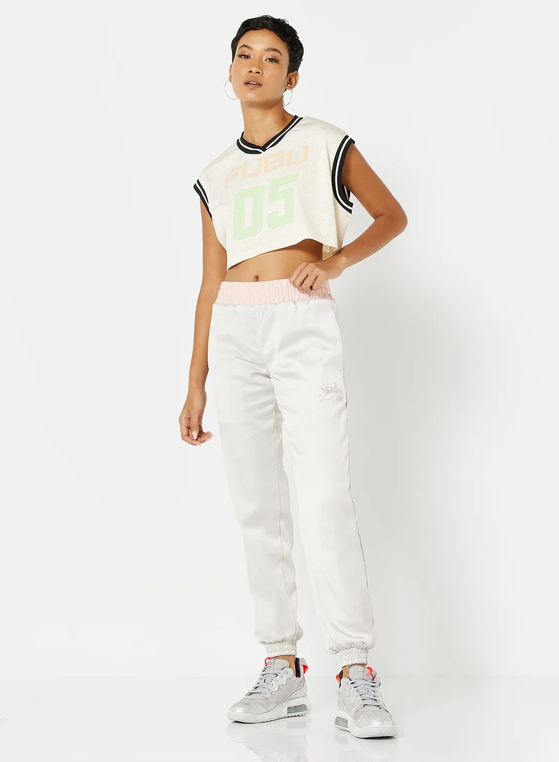 FUBU Varsity Satin Jogger