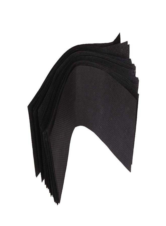 MBW Hair Removal Waxing Strips Easy & Safe Wax Strips Paper Non woven Wax Strip Patta for Face, Legs, Underarms, Facial Eyebrow (105 Piece, Black) - Image 1