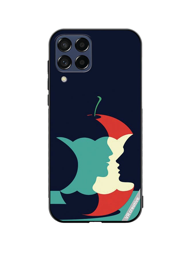 VR CREATIVE Protective Case Cover For Samsung Galaxy M53 Eaten Apple Design Multicolour - Image 1
