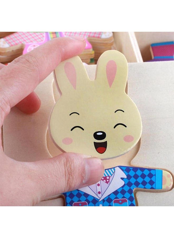 Multi Functional Baby Rabbit Changing Clothes Puzzle - Image 5