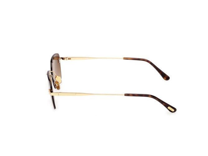 توم فورد نظارات شمسية مستطيلة الشكل من توم فورد طراز جيك-02 - Image 3