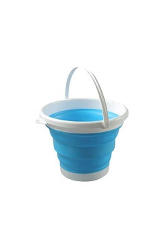 Multi-colored collapsible silicone bucket  5L