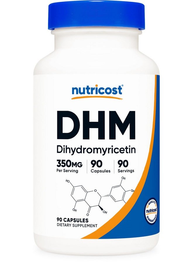 كبسولات Nutricost Dihydromyricetin (DHM) (350 مجم، 90 كبسولة) - نباتية، غير معدلة وراثيًا، 90 وجبة - Image 1