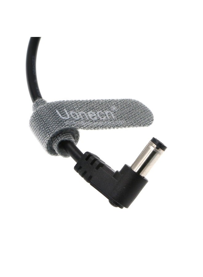 Uonecn كابل طاقة DC بزاوية قائمة 2 دبوس أنثوي لـ Blackmagic Pocket Cinema Camera 4K مع حبل بطارية Gold Mount V Mount بطول 24 إنش - Image 3