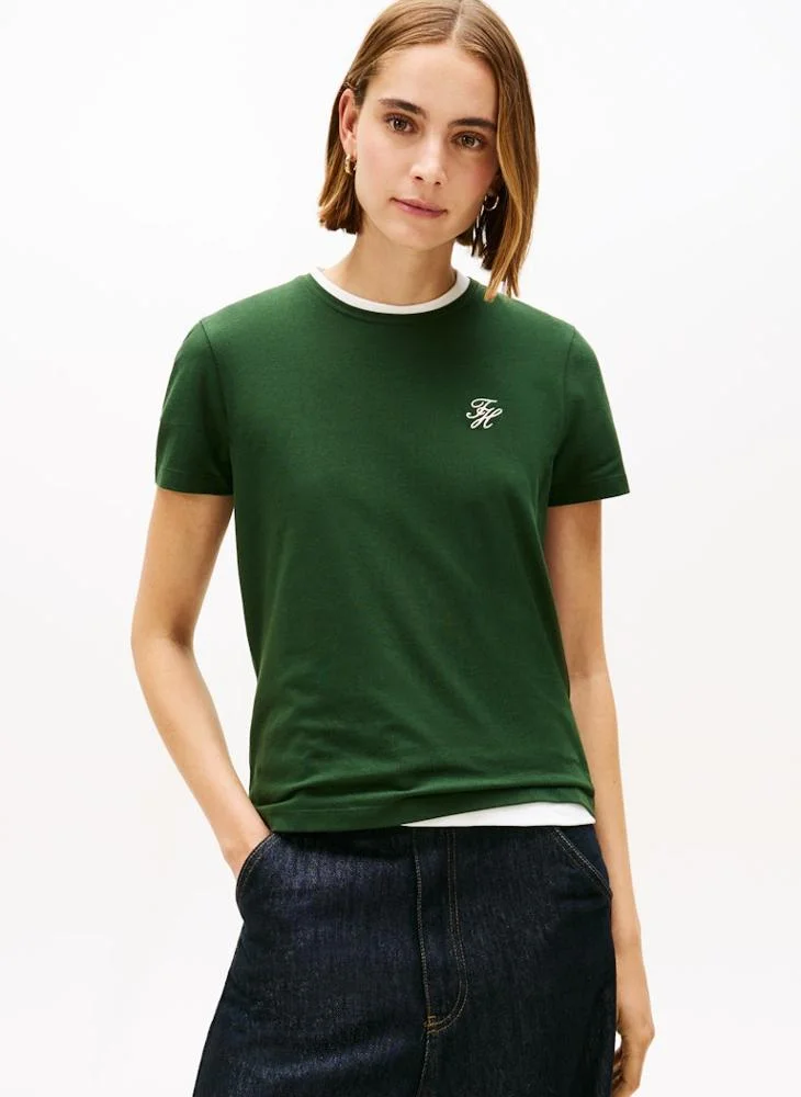 TOMMY HILFIGER Logo Crew Neck T-Shirt