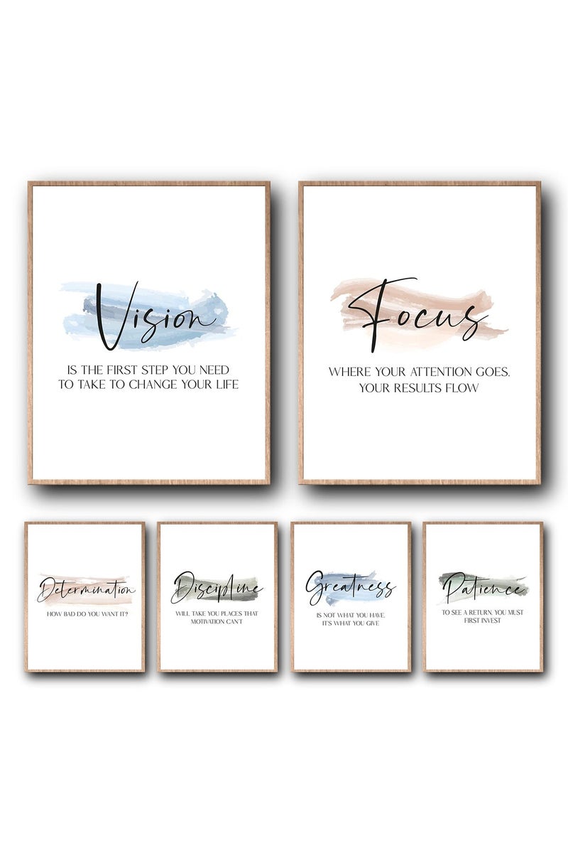 Lermony Inspirational Wall Art Set of 6 - Image 1