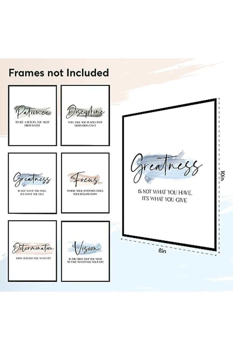 Lermony Inspirational Wall Art Set of 6 - Image 2