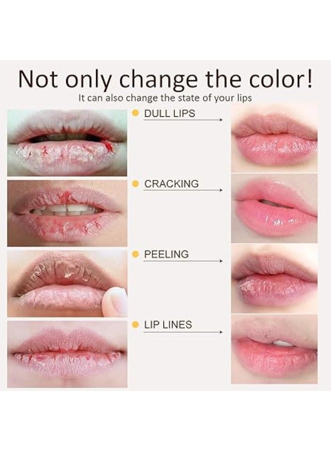 ATRJSZ Color Changing Lipstick, Gold Crystal Color Changing Lipstick, Transferproof Colors Changings Transparente Lipsticks, Long Lasting 24 Hours, Moisturizing Lip Balm - Image 3