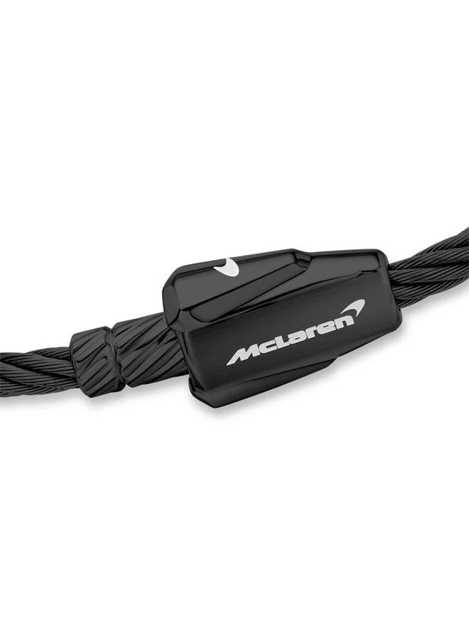 McLaren Torque Stainless Steel Black Bracelet for Men