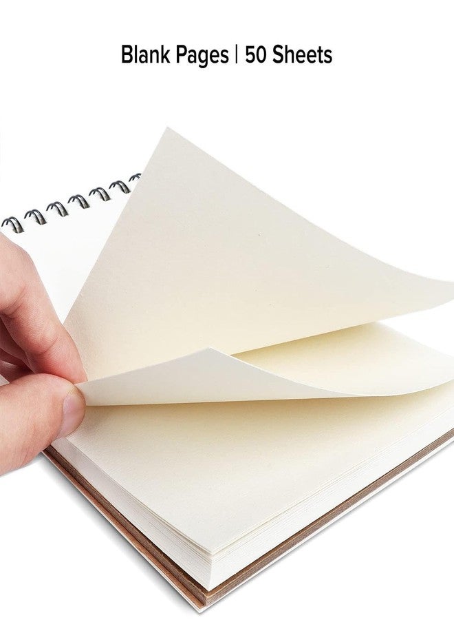 DAZO Paper A5 Sketch Book, 140 GSM, 50 Sheets, Ultra Premium Series, Spiral Bound, Watercolor, 148 x 210 mm - Image 3