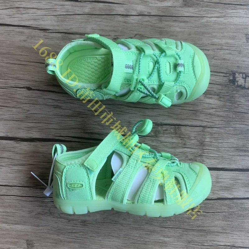 High Version Cohen Keen Children'S Shoes Lightweight Outdoor Sports Beach Sandals Boys And Girls Breathable Wading Shoes - Image 1