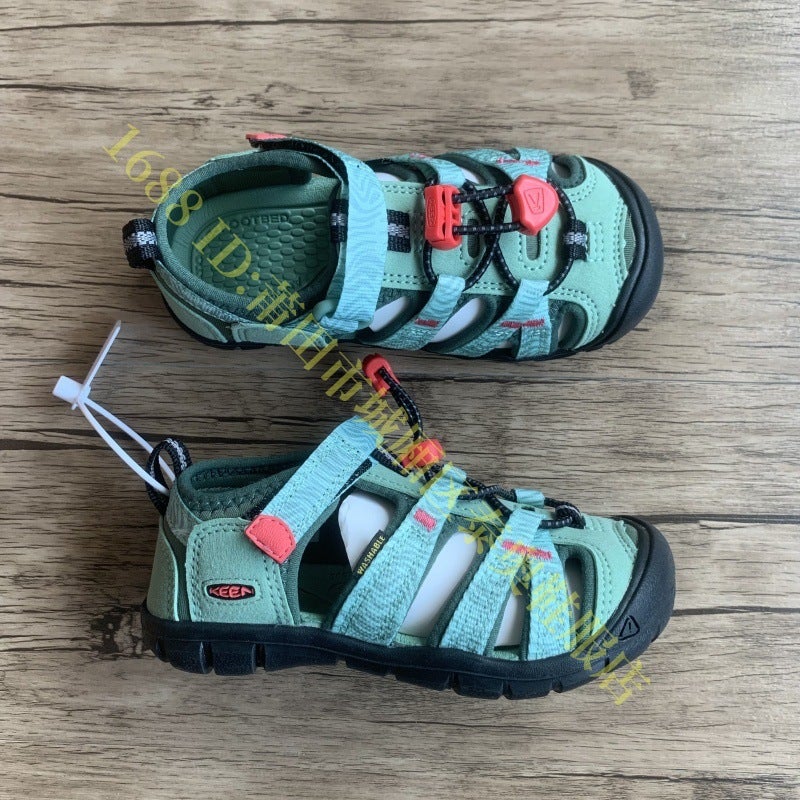 High Version Cohen Keen Children'S Shoes Lightweight Outdoor Sports Beach Sandals Boys And Girls Breathable Wading Shoes - Image 5