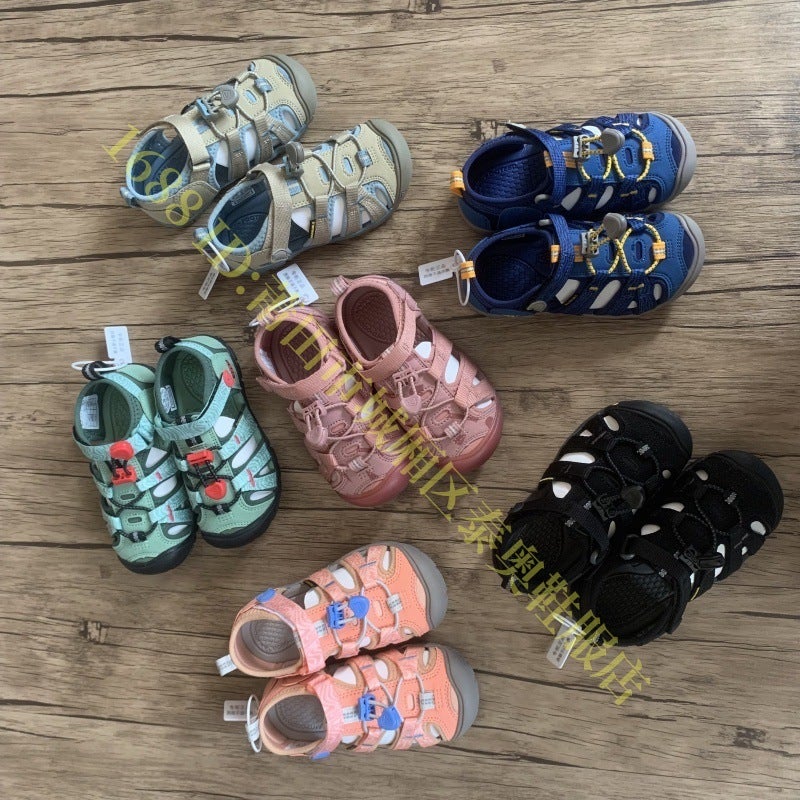 High Version Cohen Keen Children'S Shoes Lightweight Outdoor Sports Beach Sandals Boys And Girls Breathable Wading Shoes - Image 2