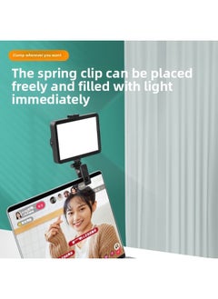 General Photography Lighting Fill Light Studio Small Desktop Dedicated LED Beauty Photo Indoor Soft Light Portable-Light Source Color:【Double Lamp Desktop】 Live Set Large Flat Lamp +50cm Tripod + Desktop Mo  - Image 4