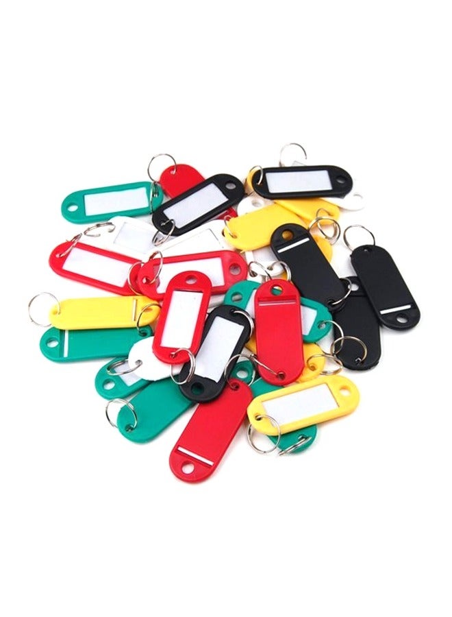 موديست 100 قطعة من بطاقات المفاتيح متعددة الألوان