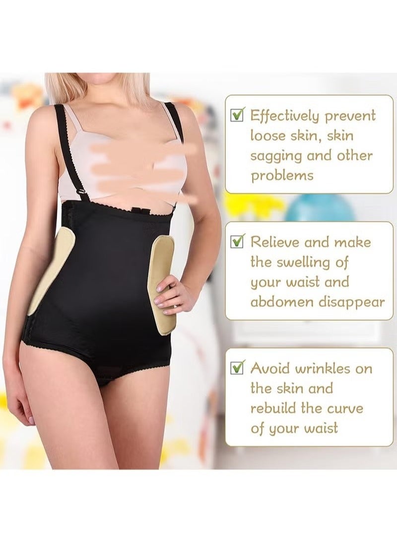 Generic 2PCS Lipo Foam Lateral Protectors - Post Surgery Foam Sheets,Use with Post Liposuction Surgery Garments,Used After Liposuction,for Tightening and As C-shaped Waist Restoration Pads,Advanced Technology Flattening Compression for Recovery  - Image 3