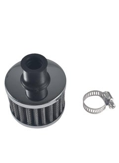 Royal ROYAL - AICARS 12mm Cold Air Intake Filter for Motorcycle Turbo Vent Breather Air Intake - 2Pcs (DYT-0416) (Silver)  - Image 2