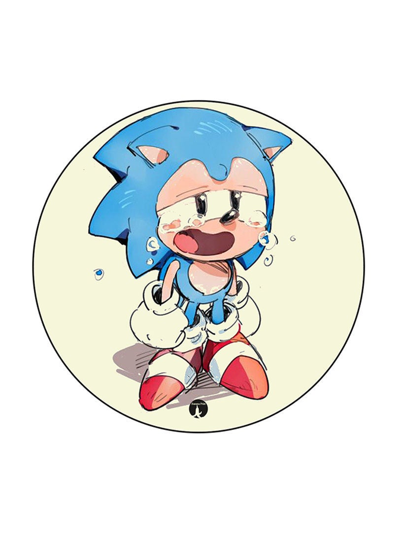 RKN Video Game Sonic Printed Mouse Pad Multicolour
