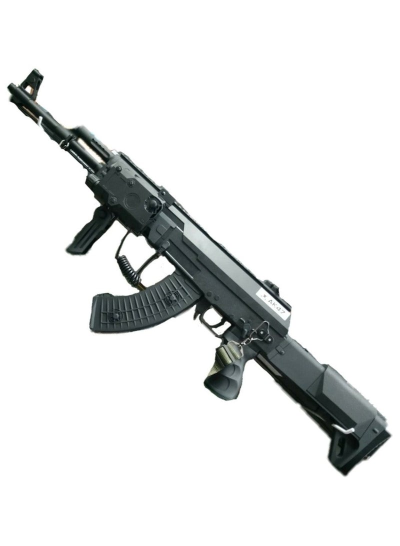 Electric Gel Ball Blaster AK 12 high speed Electric Auto Toy Gun Green  - Image 1