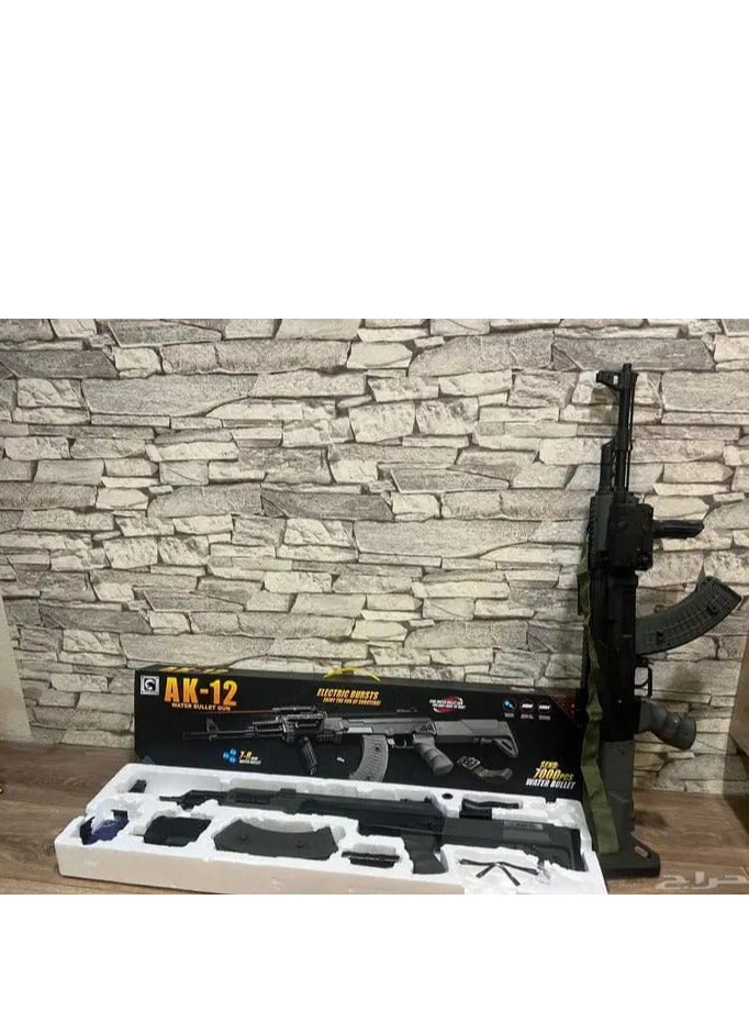 Electric Gel Ball Blaster AK 12 high speed Electric Auto Toy Gun Green  - Image 3