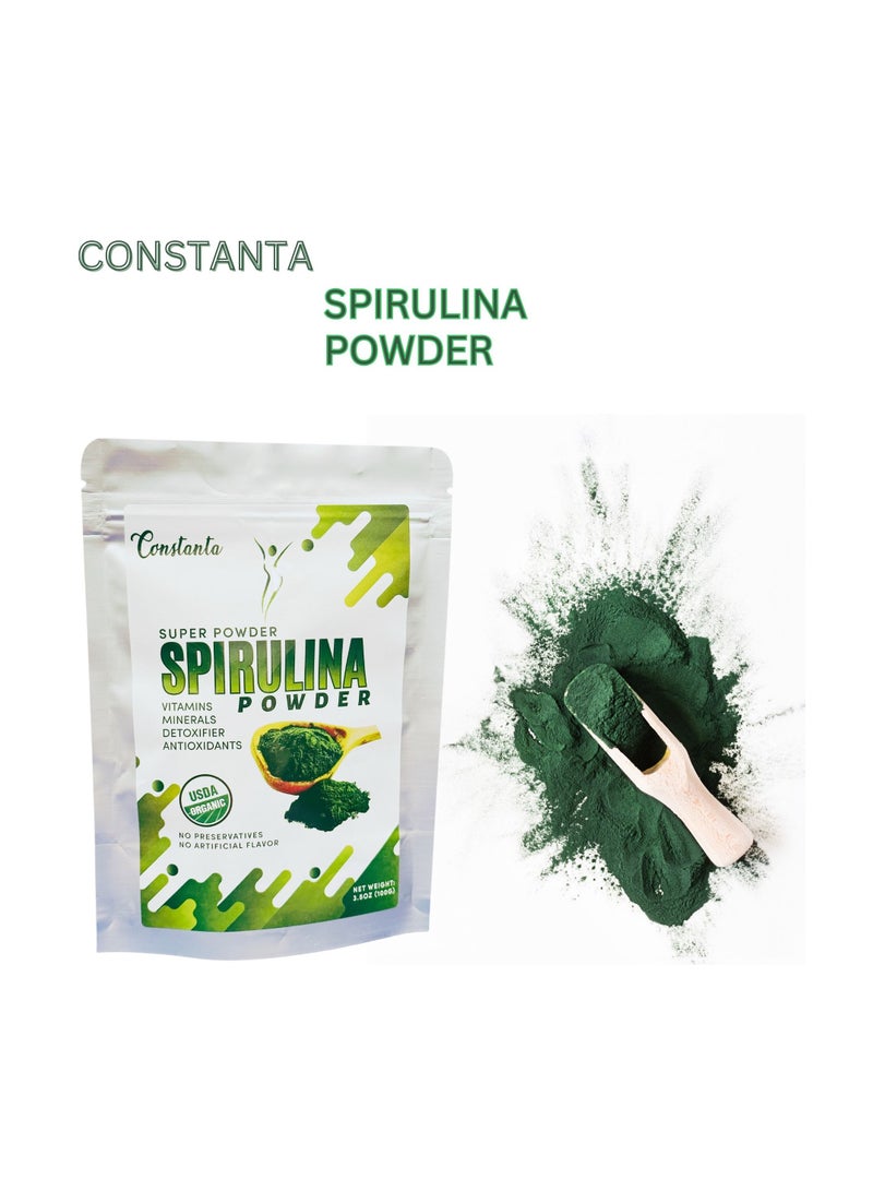 CONSTANTA مسحوق سبيرولينا سوبر باور 100 جرام - Image 3