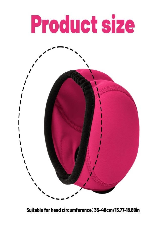 BharatBazaar Dog Ear Muffs, Dog Head Cover, Adjustable Ear Covers for Grooming, Happy Hoodie for Dogs with Noise Protection, Travel, Anxiety Relief, Blow Drying, Pink - Image 2