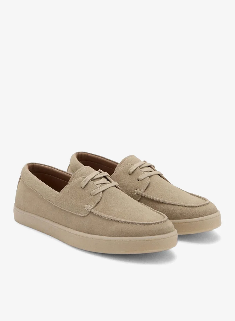 Mango Man  Suede leather lace-up shoe for Men | Best Price UAE