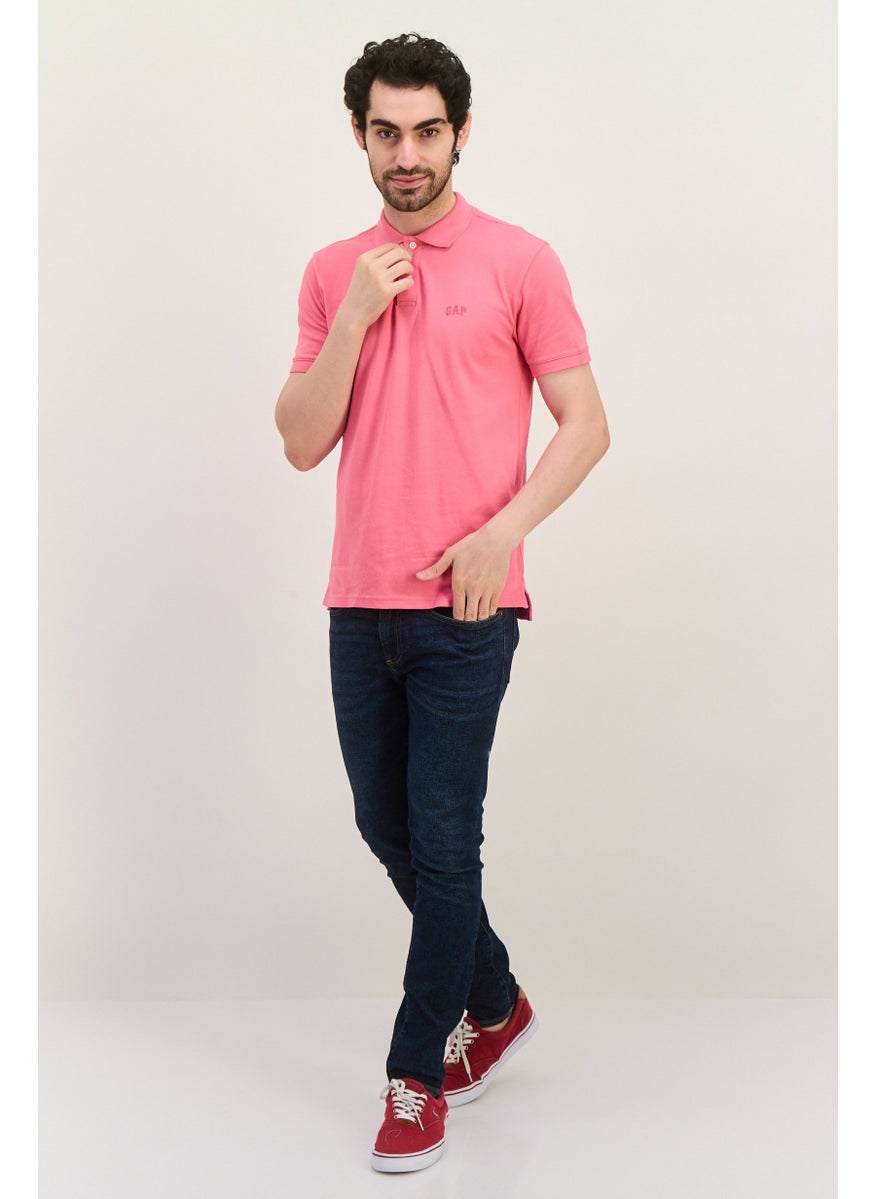 Men Regular Fit Embroidered Logo Short Sleeves Polo, Pink - pzsku/Z38FA6FED0A0CFF5BEA85Z/45/_/1738765051/ea1b1cb9-96c4-4a72-b3c5-81779ffb04a5