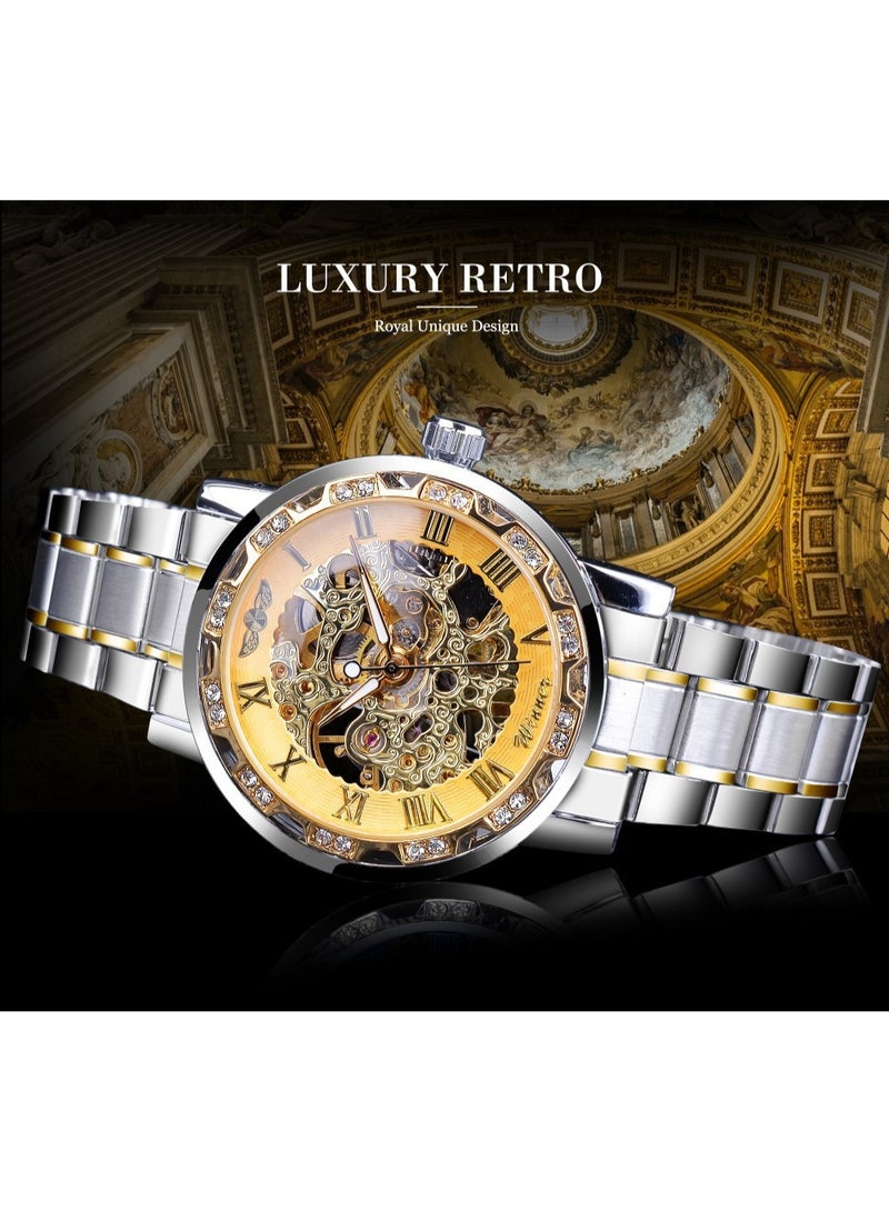 Winner Men's Mechanical Wristwatch Gold watches - Image 2