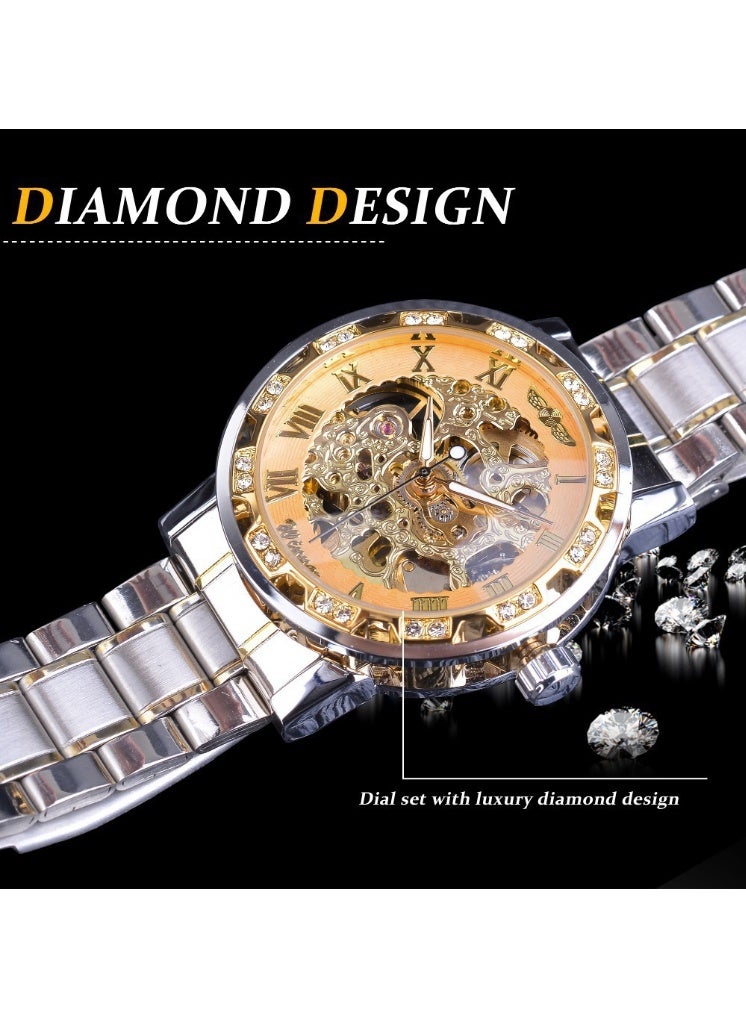 Winner Men's Mechanical Wristwatch Gold watches - Image 4