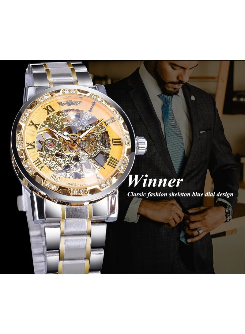 Winner Men's Mechanical Wristwatch Gold watches - Image 5