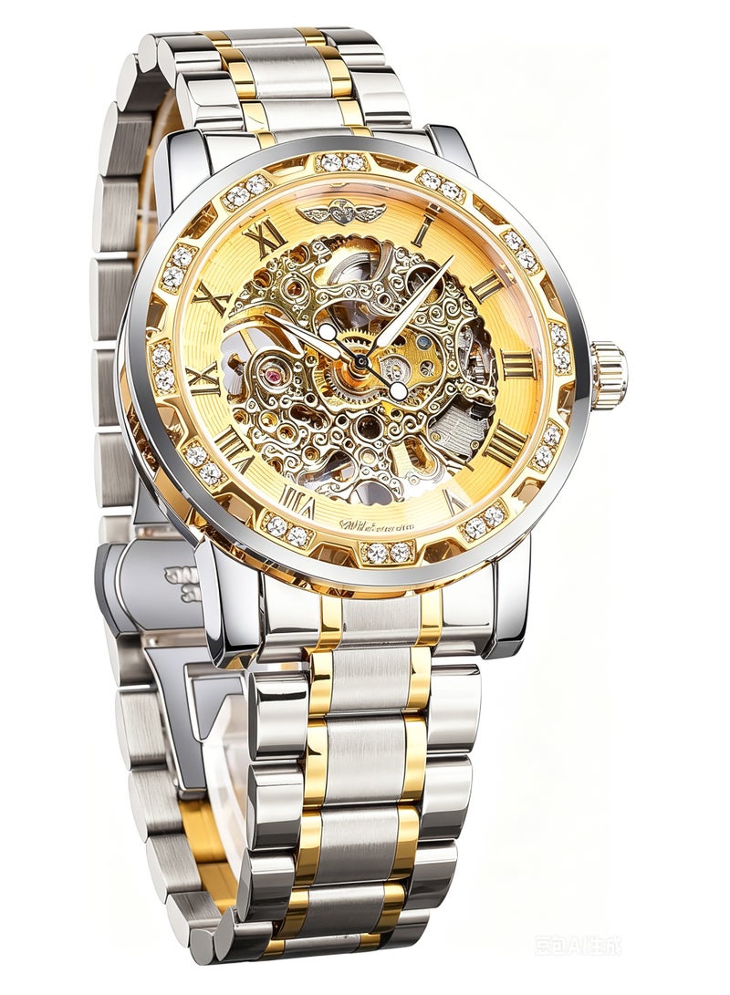 Winner Men's Mechanical Wristwatch Gold watches - Image 1