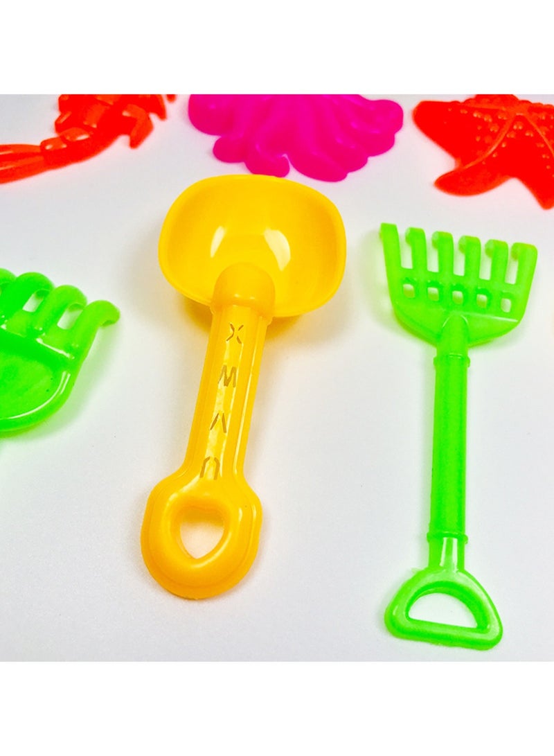 Loquat Three-Piece Random Colors Beach Summer Outdoor Toy Car, Reusable Sandbox for Kids - Image 4