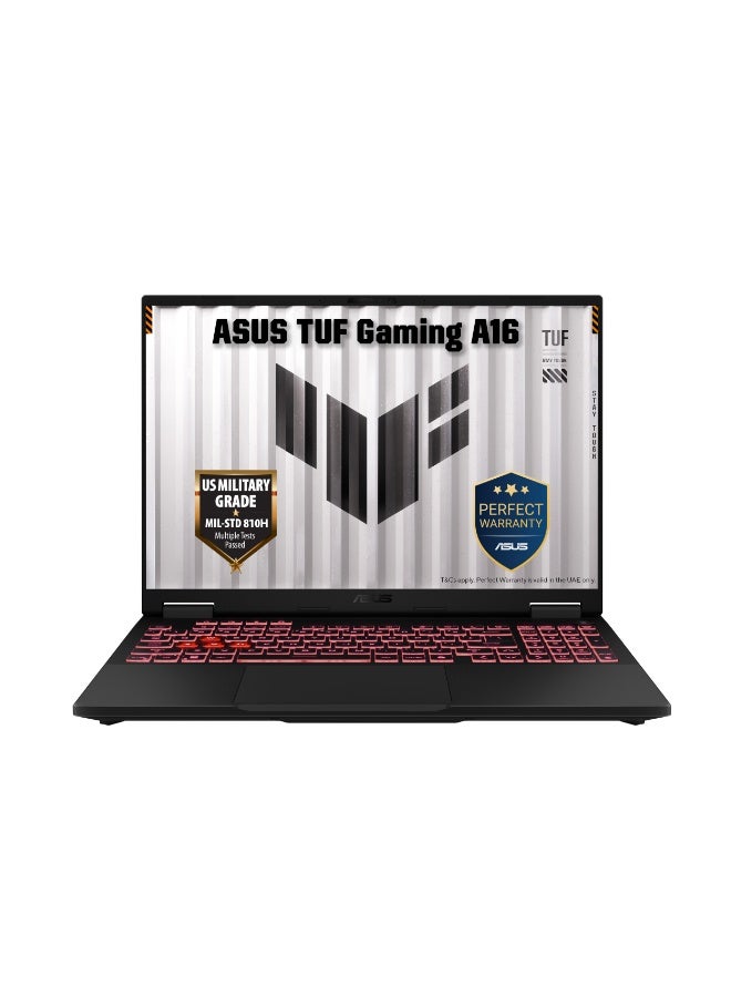 ASUS TUF Gaming A16 Laptop With 16-Inch Display, 16GB RAM/512GB SSD/AMD Ryzen 7 260/Windows 11 Home/ Arabic Jaeger Gray