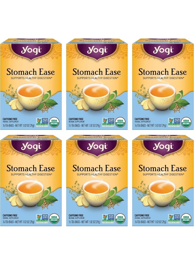 Yogi Stomach Ease Herbal Tea - 6 Pack - Image 1
