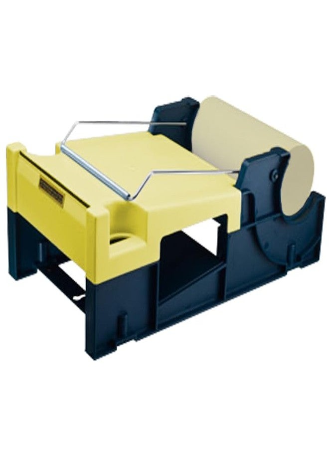 excell ET-600 Excell ET-LPD Table Top Label Protection Tape Dispenser: 6" wide, Blue/Ivory - Image 1
