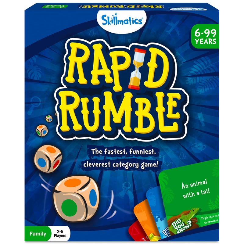 Skillmatics Rapid Rumble FastPaced Board Game for Kids Teens Adults Fun for Family Game Night Educational Toy QuickThinking Card Game Gift for Ages 6 7 8 9 Up - Image 4