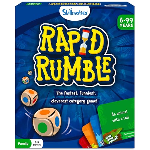 Skillmatics Rapid Rumble FastPaced Board Game for Kids Teens Adults Fun for Family Game Night Educational Toy QuickThinking Card Game Gift for Ages 6 7 8 9 Up - Image 1
