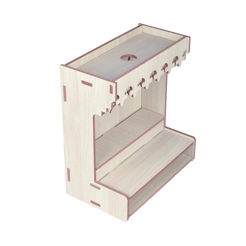 Nexat باب معبد خشبي تقليدي من MDF | معبد مدمج مع أبواب للمنزل والمكتب والعبادة (526) - Image 4