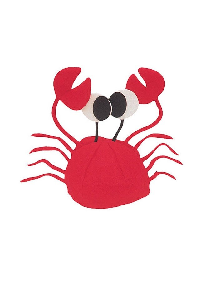 Jacobson Hat Company Men's Felt Crab Hat, Red, Adult - Image 1